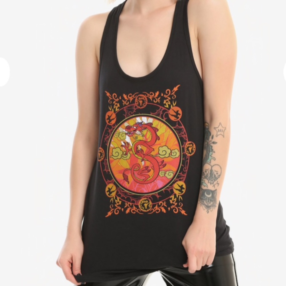 Disney Mulan Mushu tank top